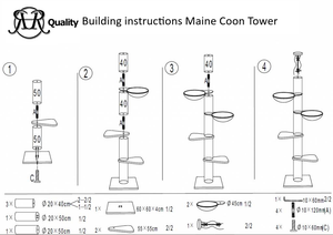 Maine Coon Tower Beige