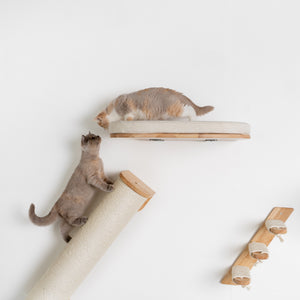 Muro Escalada Para Gatos - Sofá para Gatos de Luxe (Beige)